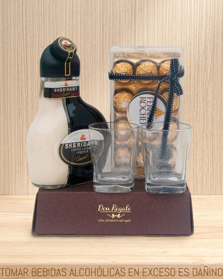 Pack SHERIDANS y chocolates Ferrero Rocher