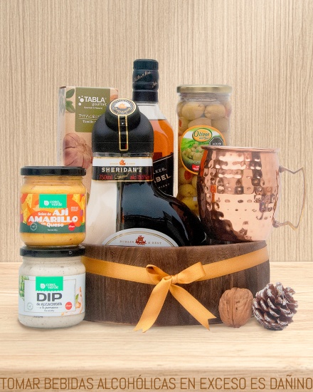 Regalo exclusivo en base de madera
