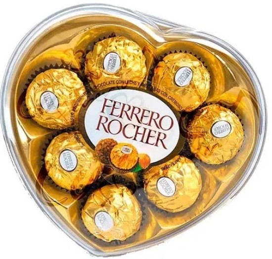 Corazón Ferrero Roche (8 unidades)