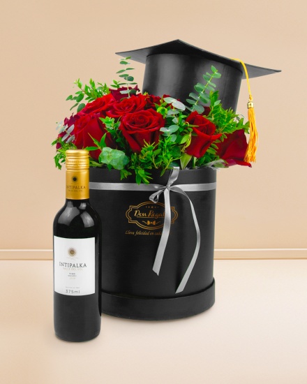 Box de rosas pack de graduación