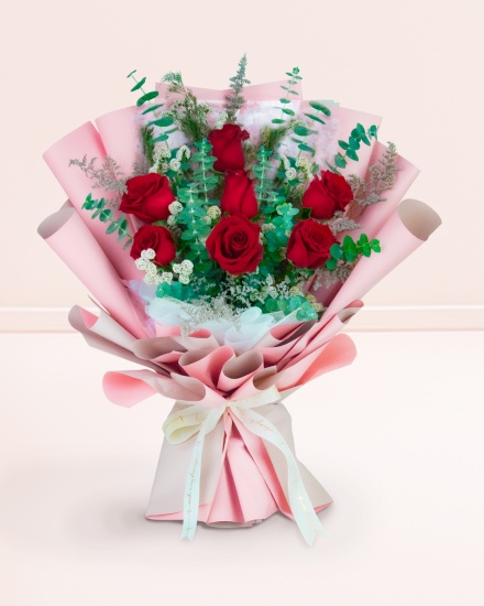 Ramo Princesa con Rosas Rojas