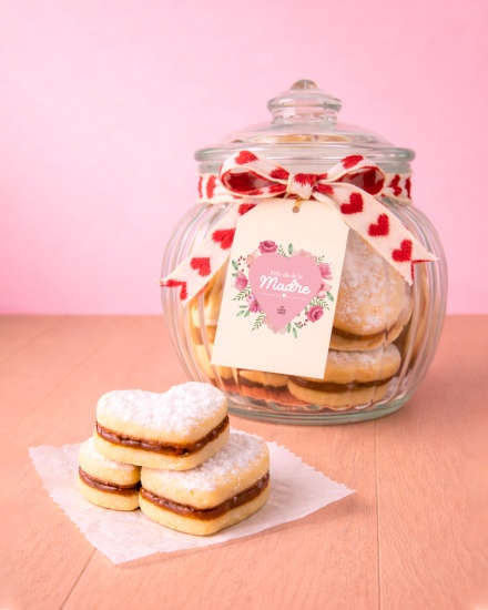 Frasco de Alfajores para mamá