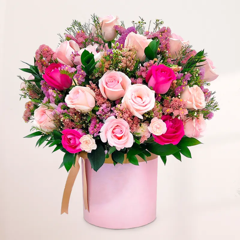Box princesa de 36 rosas